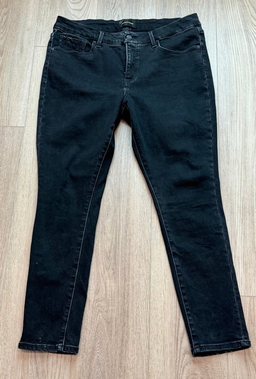 Buckle Black Fit No. 53 Ankle Skinny Stretch Mid Rise Black Jean 32x27